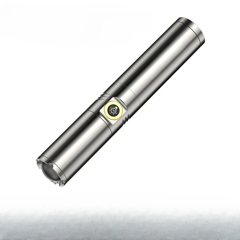 

Уличный фонарик из алюминиевого сплава, супер яркая лазерная пушка, ультра-яркий многофункциональный перезаряжаемый портативный фонарь с длительным сроком службы