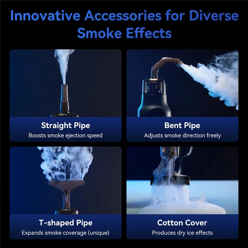 Excellent-TELESIN Fog Machine Fogger Machine Portable Smoke Maker Withremote Control Forvideo Shoot