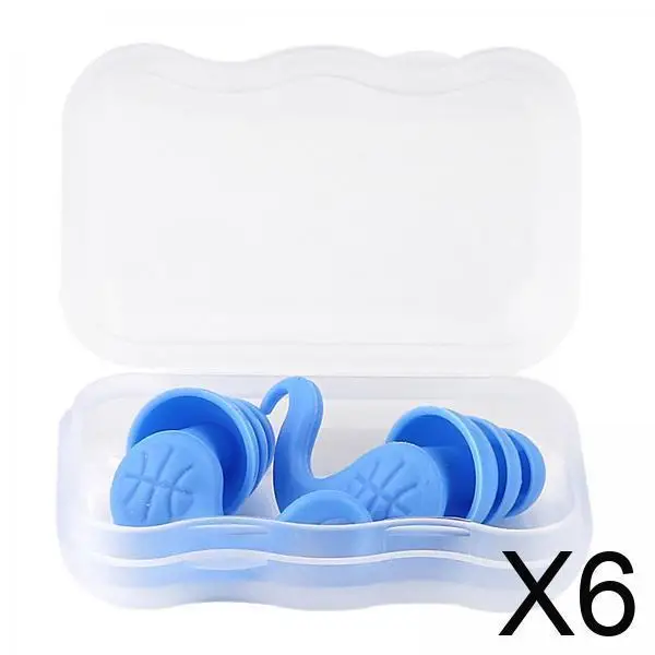 

Беруши для пловца, силиконовые защитные наушники, многоразовые водонепроницаемые противошумные наушники для взрослых, водные виды спорта, душ, бассейн, подарки