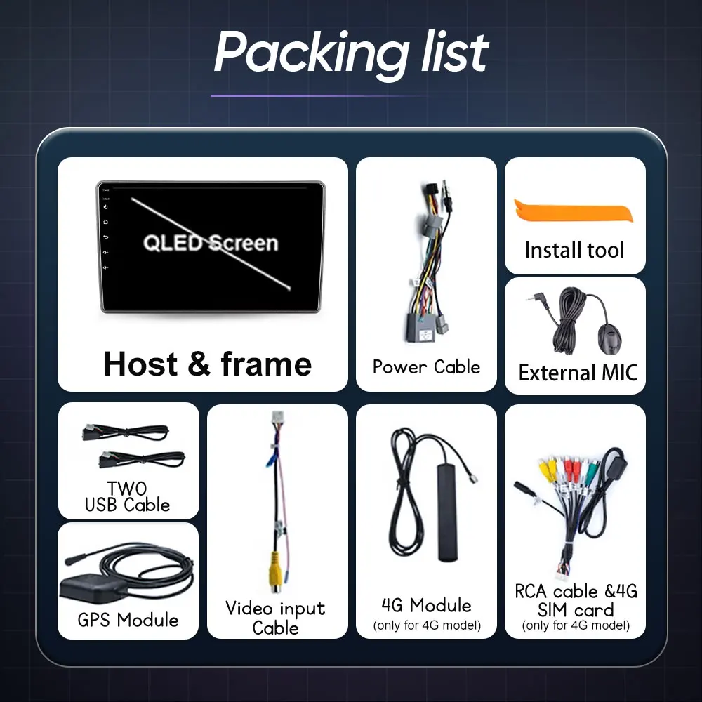 سيارة لشركة هيونداي i40 2011 - 2019 أندرويد راديو تلقائي ستيريو رئيس وحدة مشغل وسائط متعددة لتحديد المواقع والملاحة Carplay BT QLED No 2din DVD #6