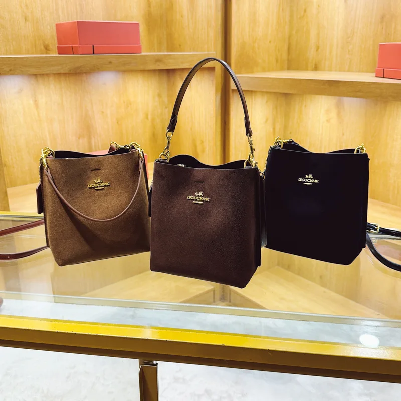 

2025 New Women's Classic Bucket Bag, Chic Adjustable Strap Crossbody Purse, Versatile Shoulder Tote for Work & Daily Commute