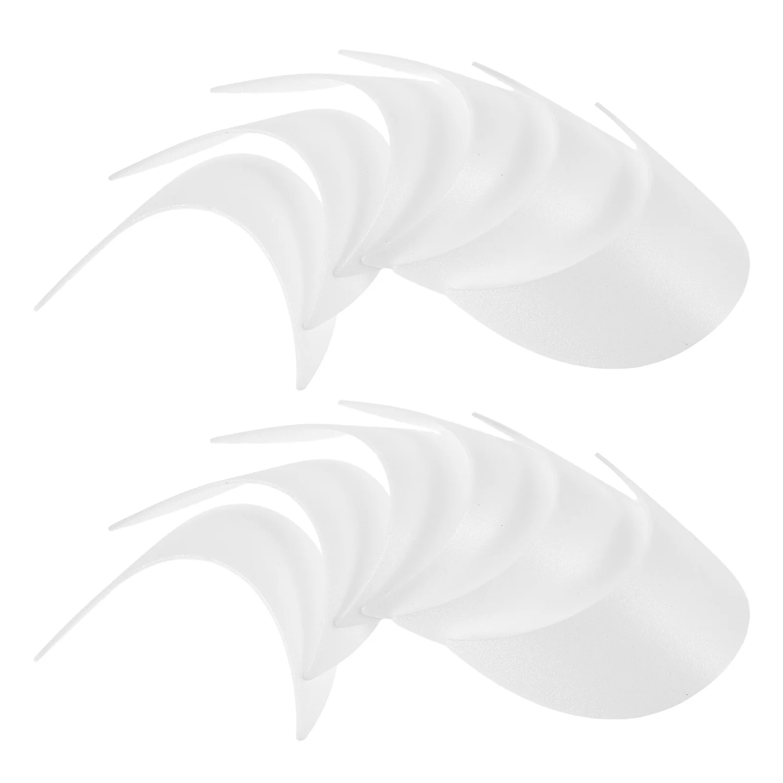 

20Pcs Hat Visor Inserts Plastic Brim for Kids Sun Protection and Comfortable Hat Brim Plastic Baseball Cap Visor Insert