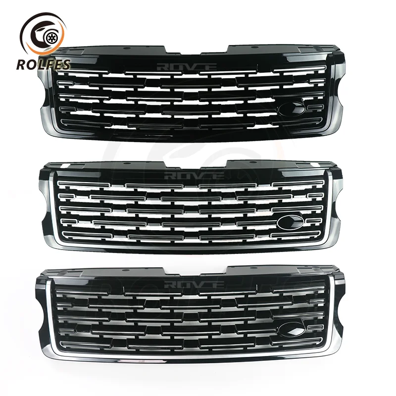 ROLFES Racing Grille Centre Styling Upper Grills For Land Rover Range Rover Vogue 2013-2017 L405 Changed To 2023 Bumper Grille