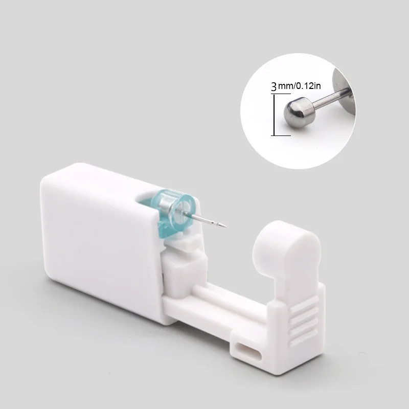 1Pc Disposable Sterile Ear Piercing Kit, Cartilage Tragus Helix Piercing Gun No Pain Piercer Tool Machine Set Stud Jewelry image 6