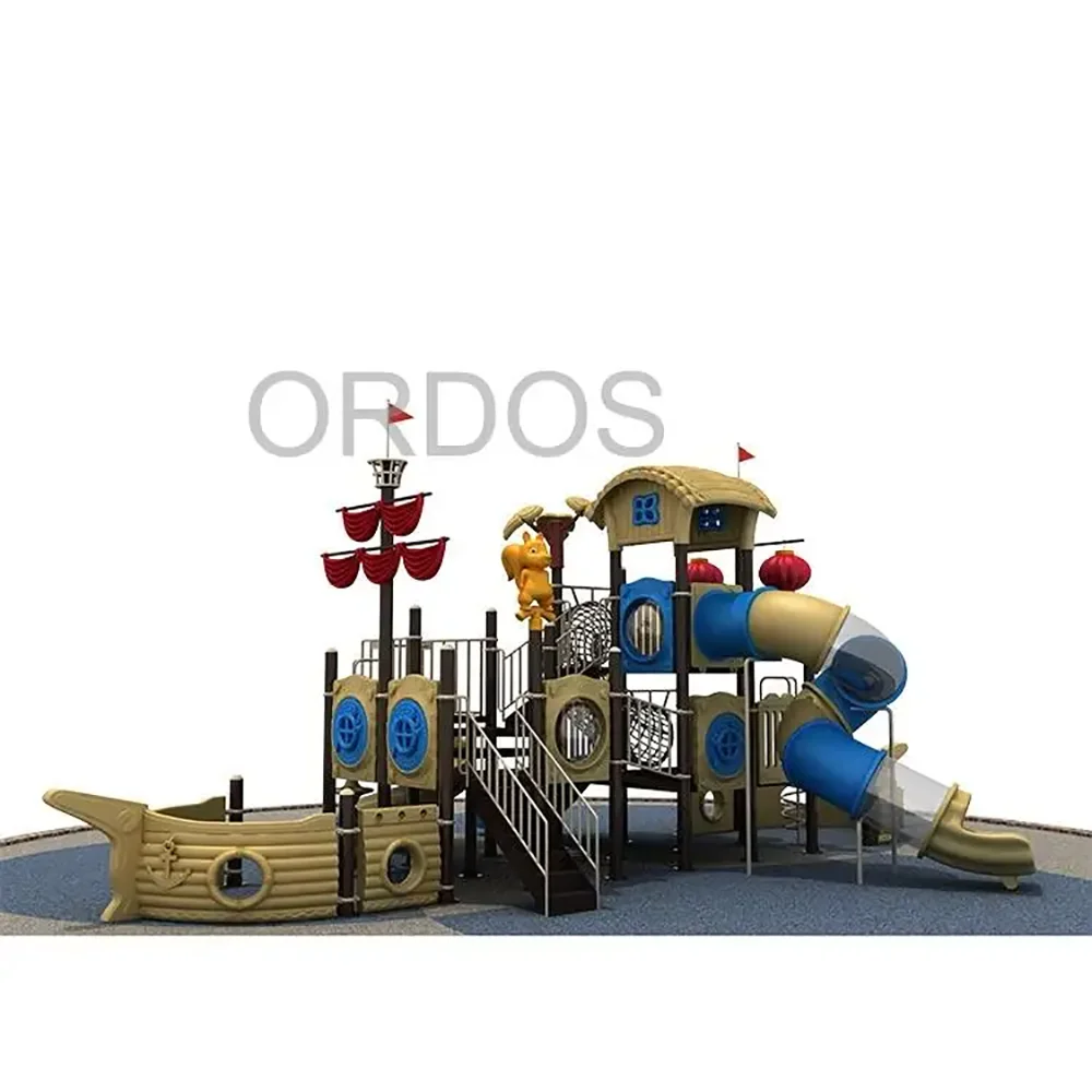 Custom Colorful Outdoor Play Area Children Plastic Slide Park Equipment for Kids