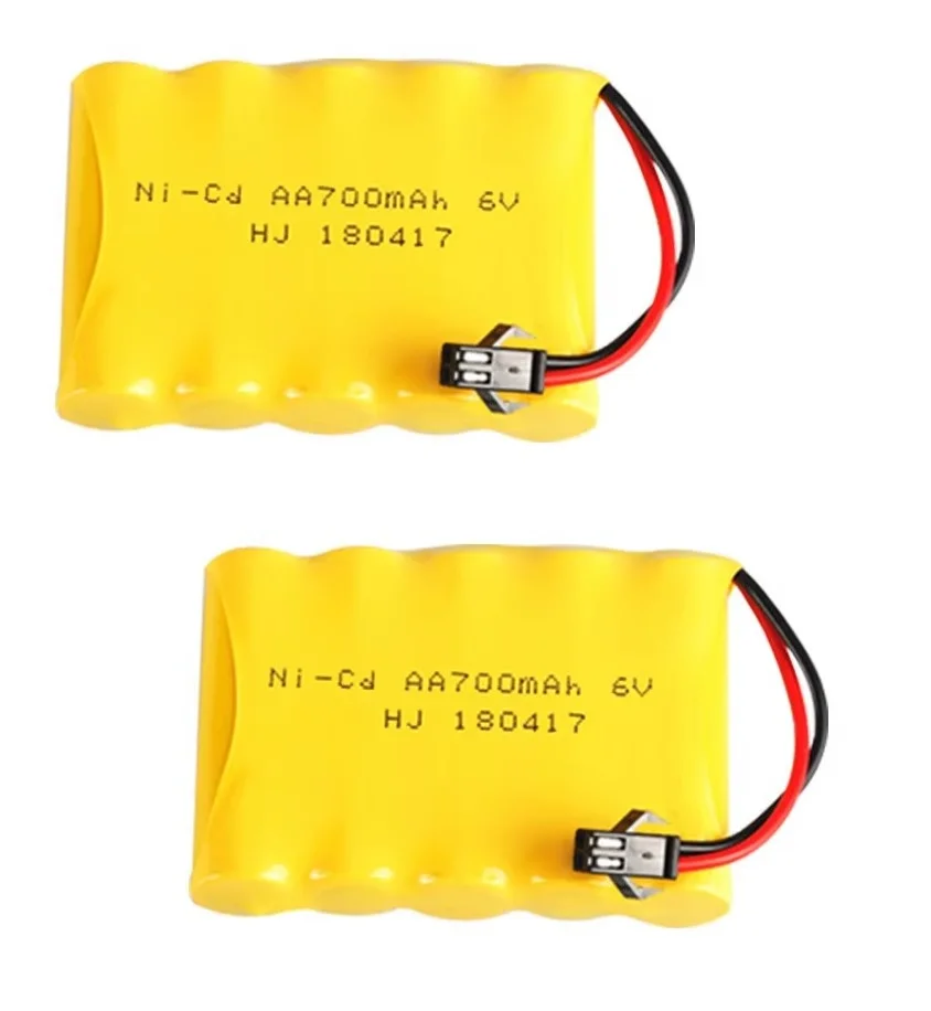 RC Truck RC car RC tank RC boat 6V 700mah/1800mah/2400mAh Ni-MH rechargeable AA battery 70*50*14mm