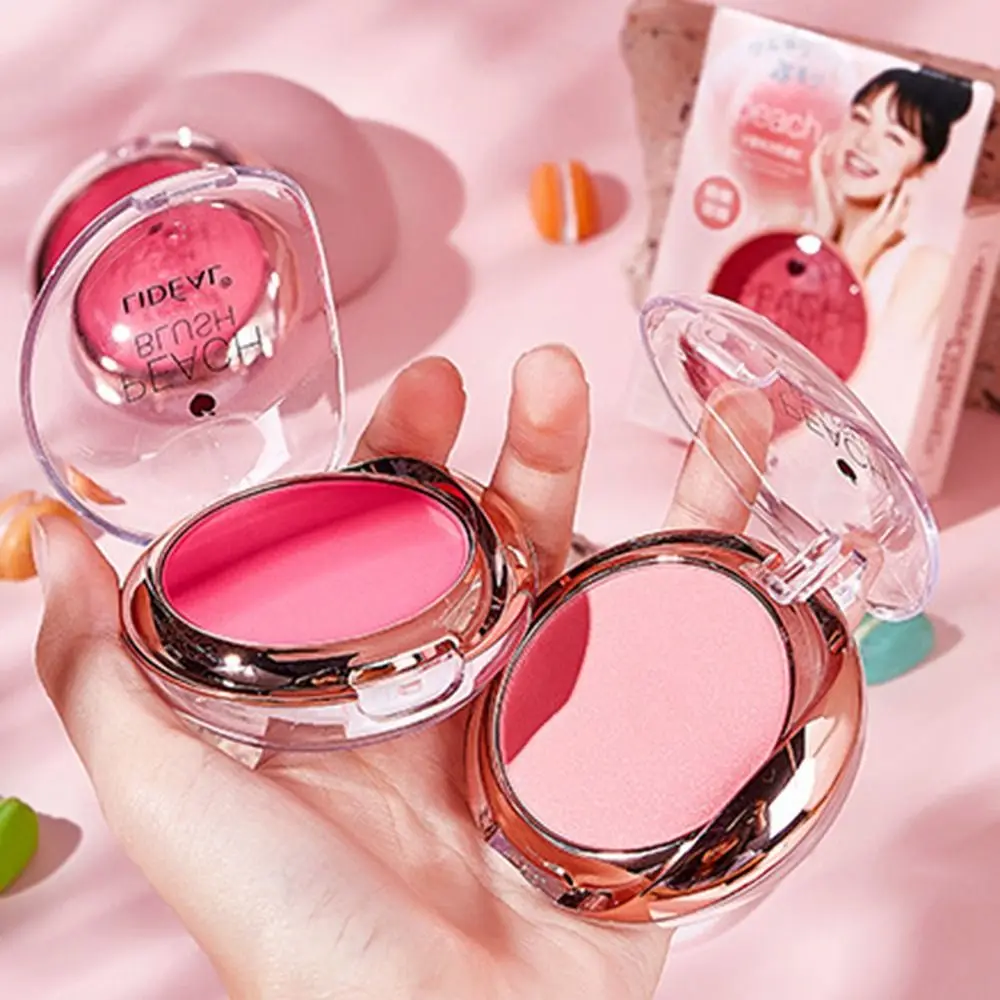 Sweatproof Long Lasting Rose Cheek Tint Blusher, veludo, fosco, pêssego, vermelho, impermeável, brilhante com pérolas finas