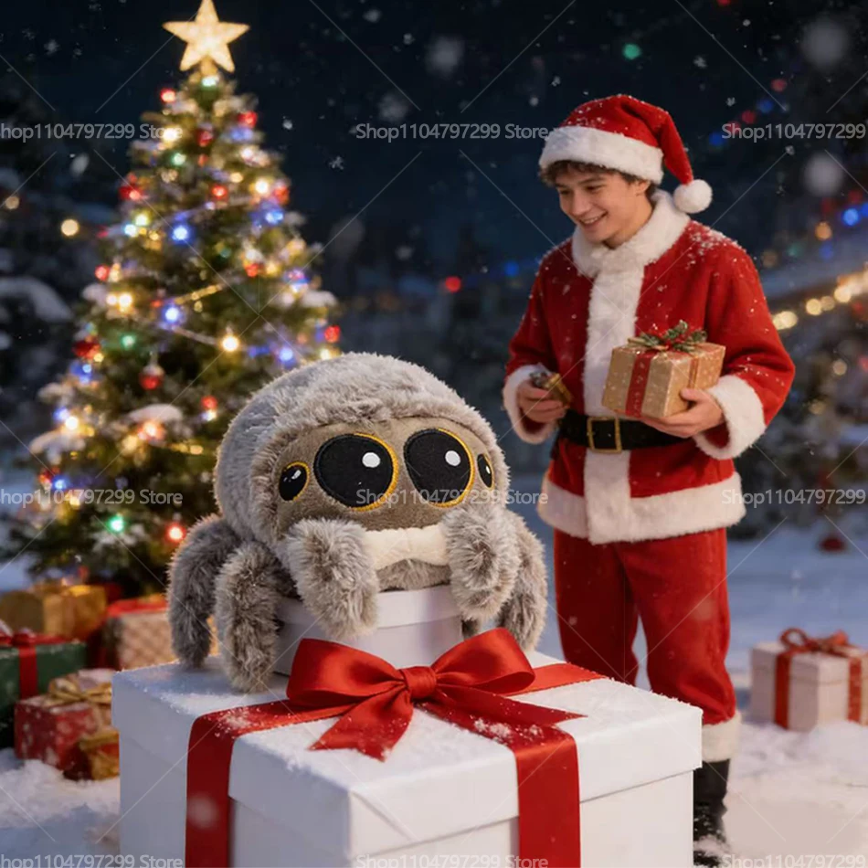 ตุ๊กตาแมงมุมน้อยน่ารัก ของเล่นตุ๊กตาผ้ากำมะหยี่นุ่ม ตุ๊กตาสัตว์การ์ตูนจากภาพยนตร์ ของเล่นตุ๊กตาเด็ก ของขวัญวันเกิด/คริสต์มาส