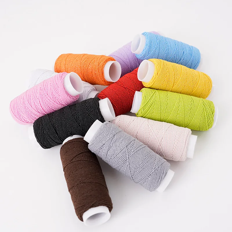 12PCS 0.6 mm color elastic rope very fine high elastic thread sewing machine base line DIY clothing, thin rubber thread