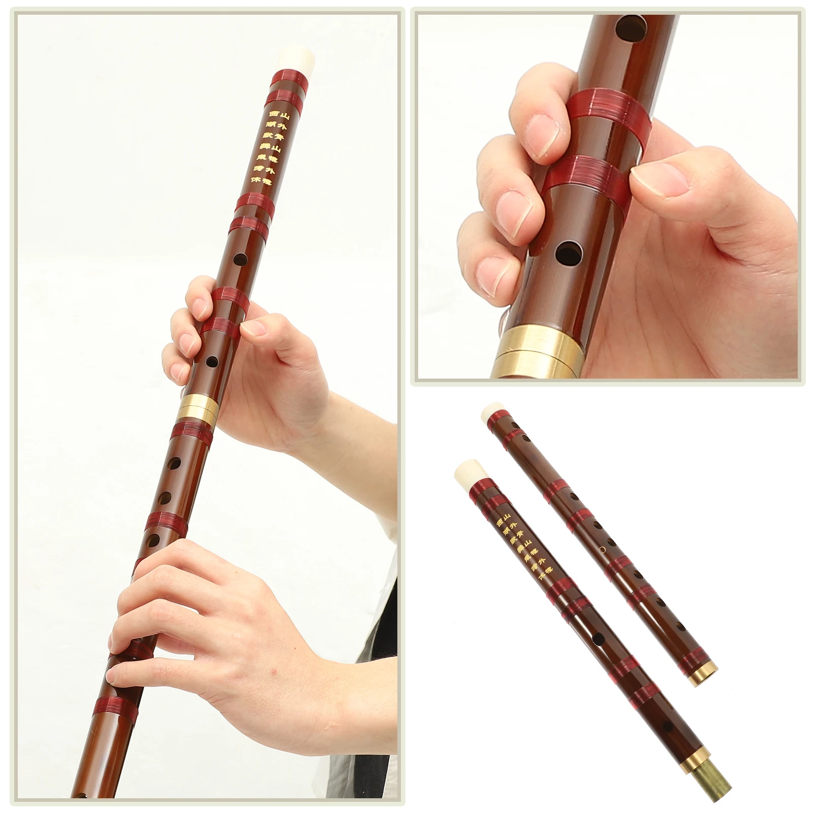 

Bamboo Flute Portable Traditional Student Professional Instruments Excellent Materials Lightweight Comfortable Smooth Surface No
