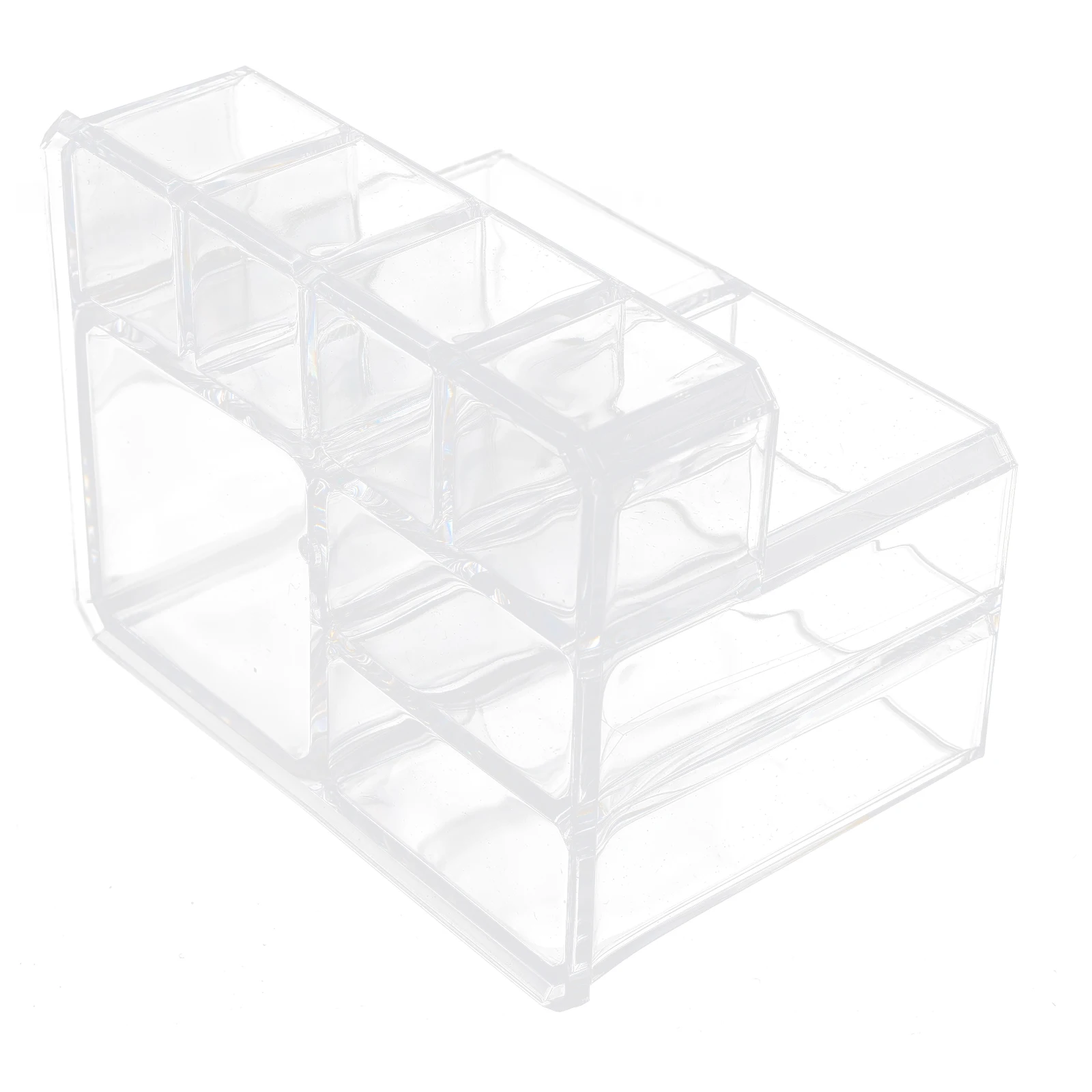 

1Pcs Storage Box Transparent Brush Holder Desktop Organizer Makeup Brush Stand Pen Holder Stable Design