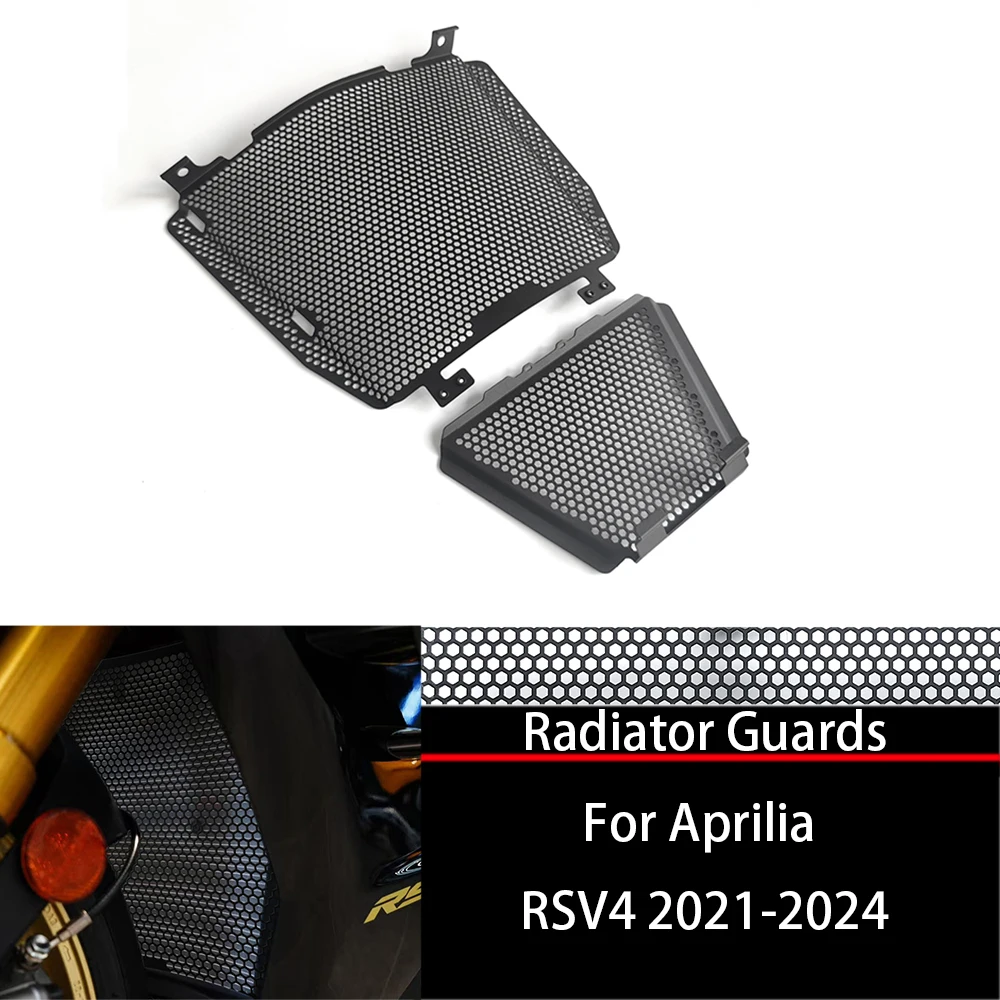 

RSV4 Motorcycle Accessories For Aprilia RSV4 2021-2024 Radiator Guard Grille Grill Cooling Cover Protection