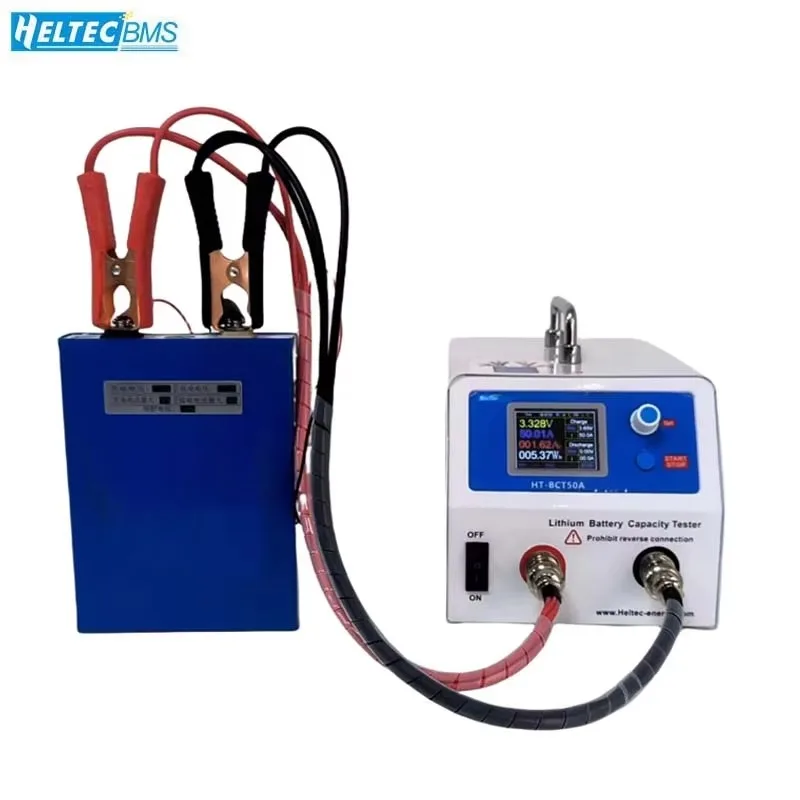 Tester pojemności baterii Heltec 10A 30V/50A 5V Li-ion LiFePo4 Hybrid NiMH z detekcją obciążenia, tester cykli, testowanie częściowej pojemności, balansowanie.