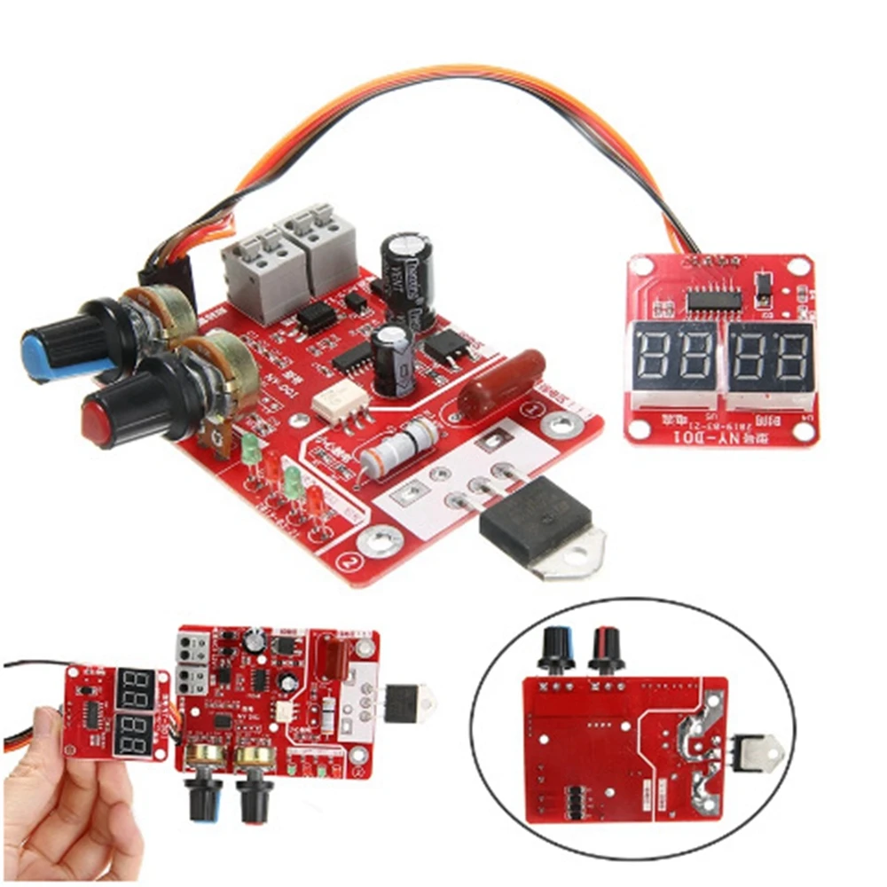 NY-D01 Spot welding machine control board Adjustable time current Digital display Welding machine controller transformer