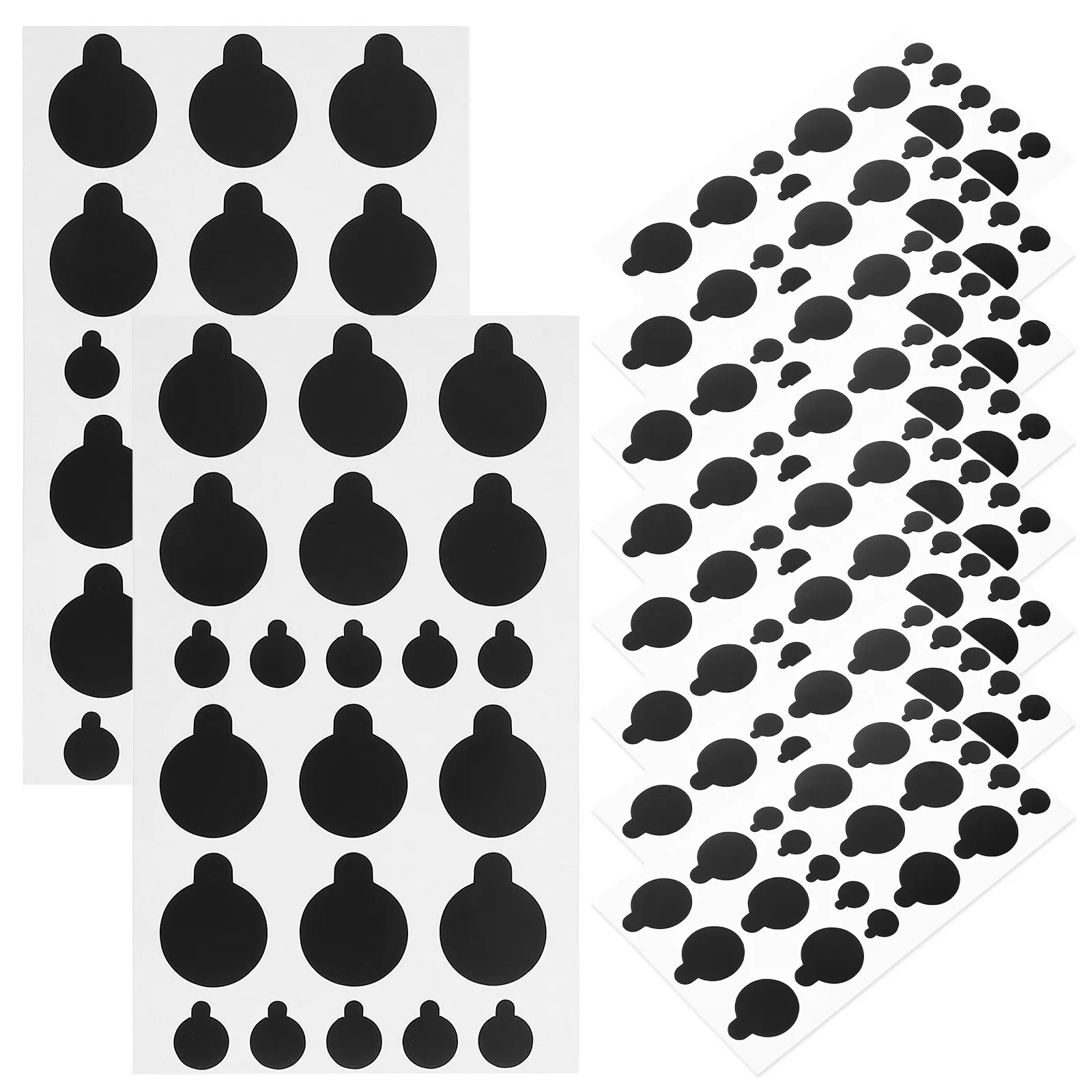 10Sheets Camera Cover Blackout Stickers Shading Stickers for Electronics Routers Tvs Office Home Privacy Cover