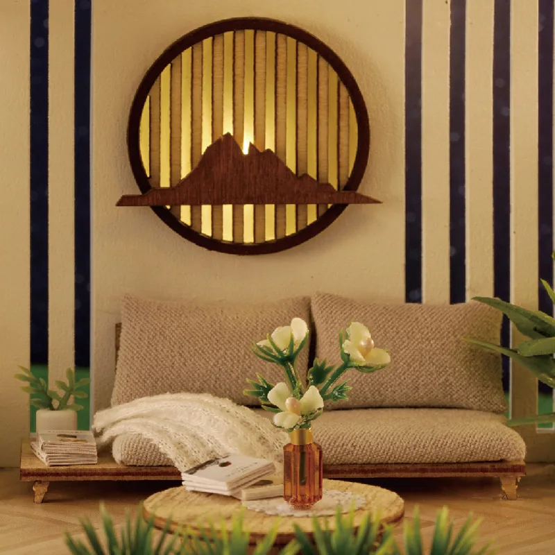 فيلا OUZEY أنيقة من طابقين، منزل خشبي يمكنك صنعه بنفسك، مجموعة تجميع بيت الدمى الكبيرة، هدية عيد ميلاد إبداعية للبالغين 14+ #3