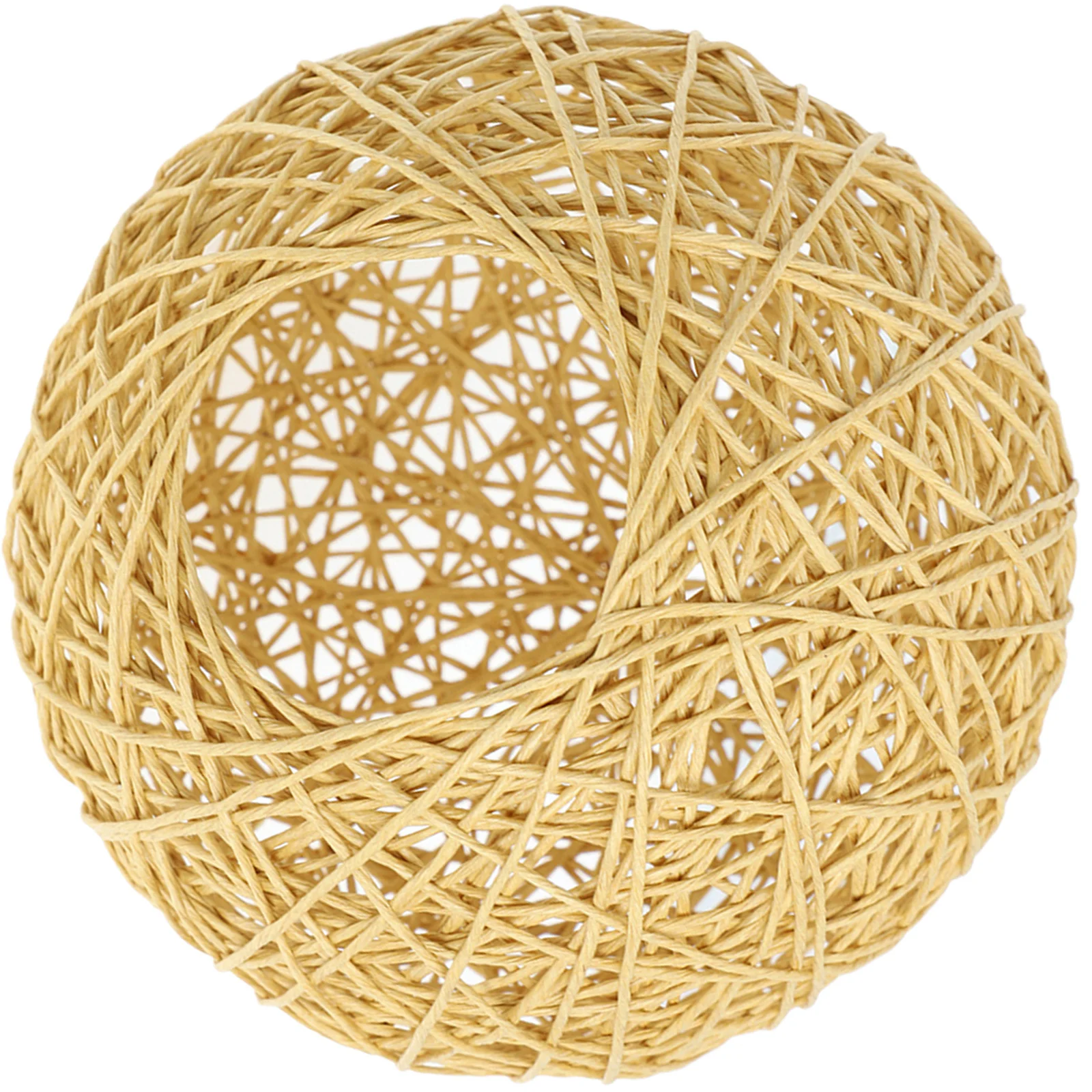 

Rustic Style Woven Lamp Shade Replacement Cover For Pendant Hanging Ceiling Lamps Home Hotel Decor Lighting