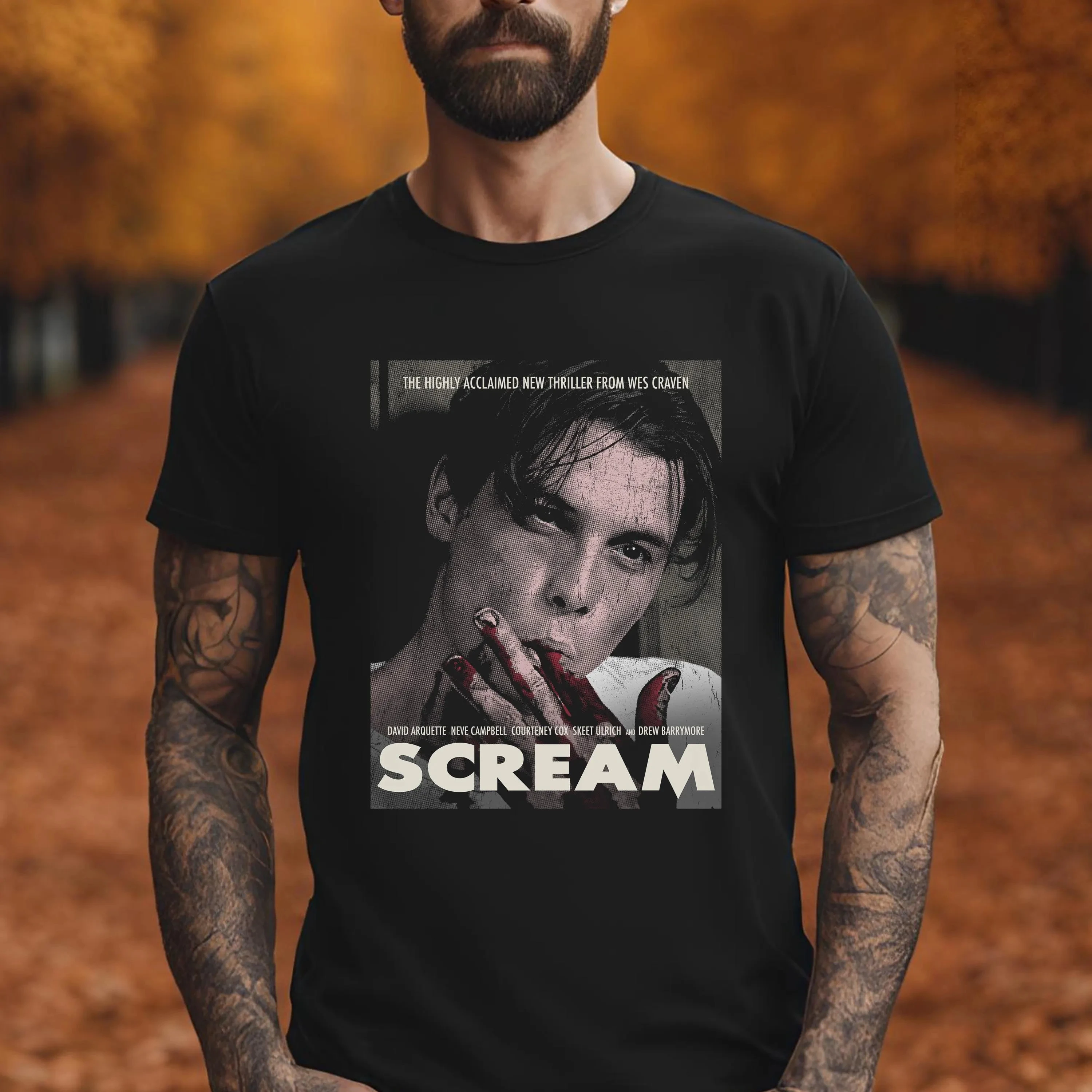 Vintage Scream Billy Loomis T-Shirt Retro Scream Movie Shirt No You Hang Up Tee Billy Loomis Shirt Wes Craven Shirt