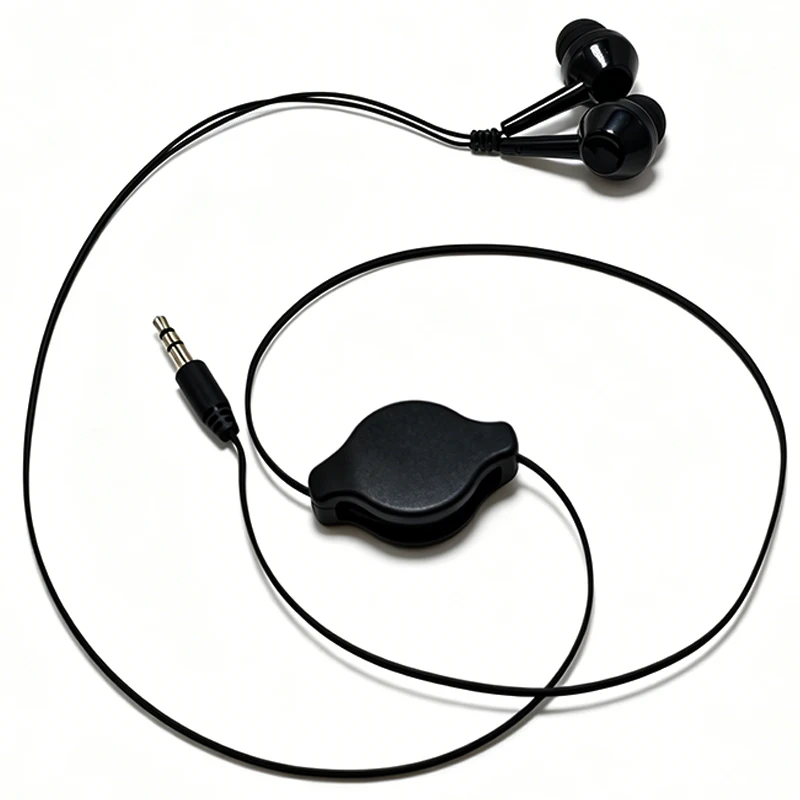 1/5/10PCS Flat ear cell phone headset in-ear direct plug type android 3.5mm round hole universal wired Scalable
