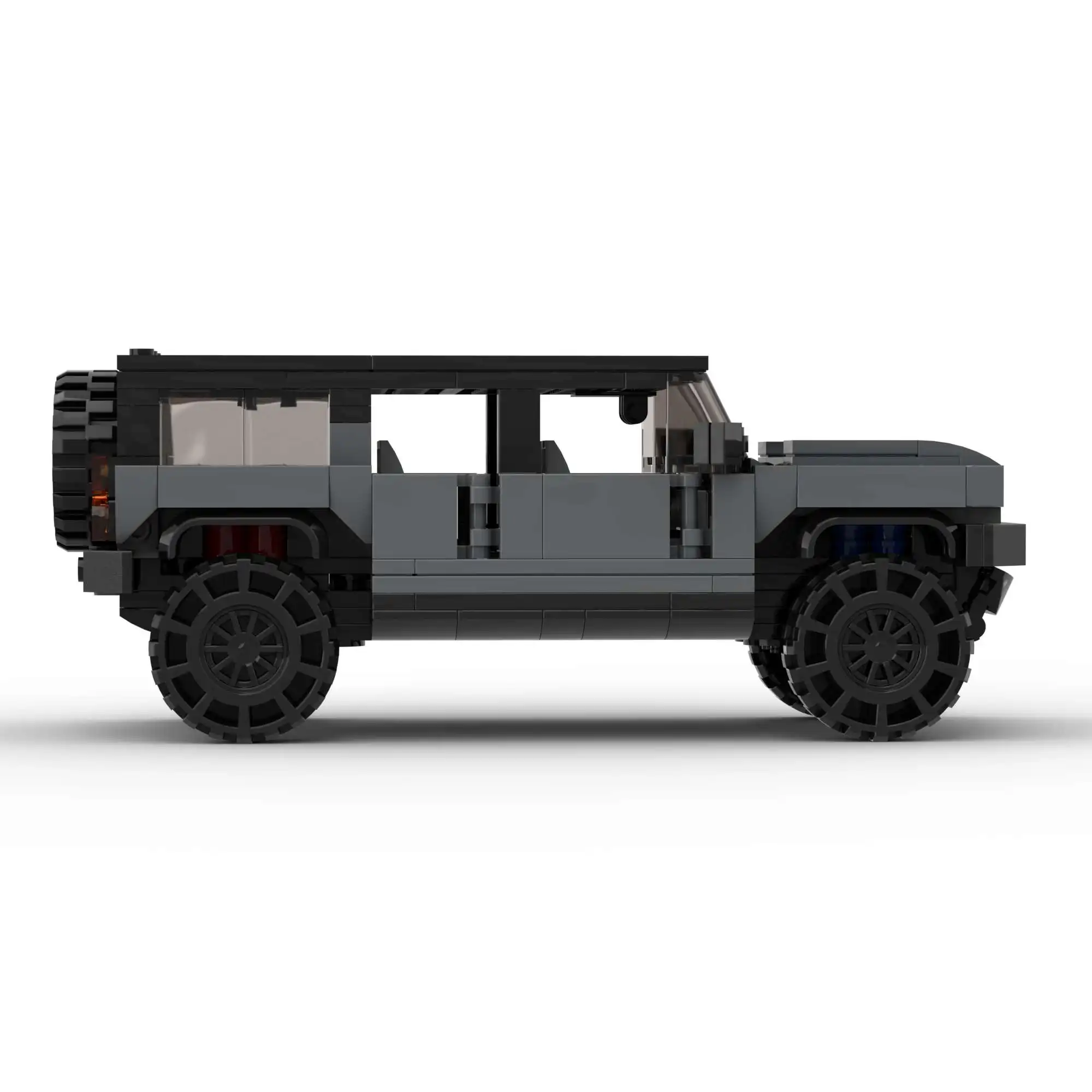 MOC GMC Hummer racing sports car Vehicle Speed Champion Racer Building Blocks Brick Creative Garage Toys for Boys Gifts