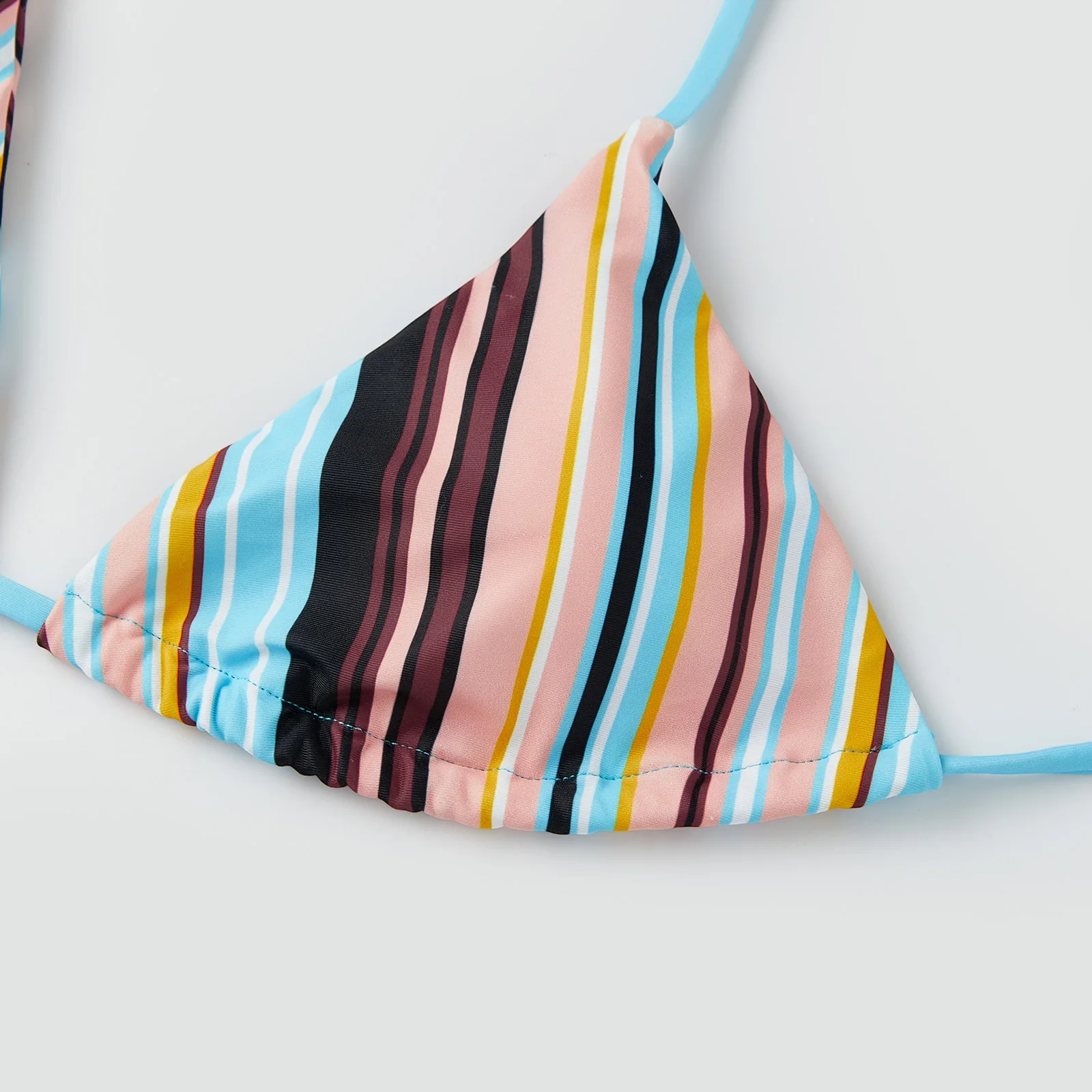 Bathing Suits S-2-Piece Print-Bikini-Set Suits Stripes Print Bikini Bathing Piece Swimsuits Summer Latest