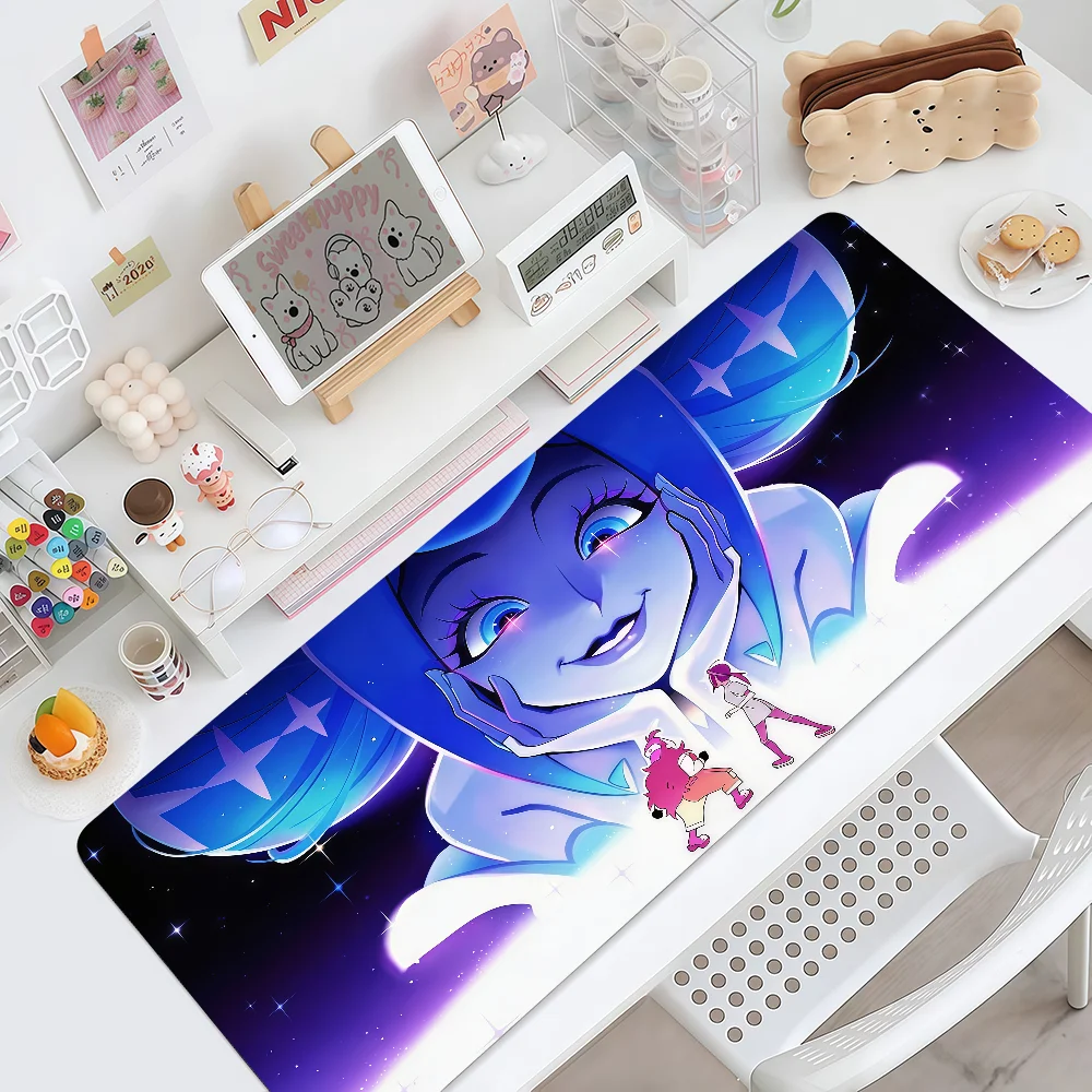 Cartoon Knights Of Guinevere Mouse Pad Large Non-slip Lockedge Desktop Computer Desk Mat Keyboard MousePad Office Gamer Student