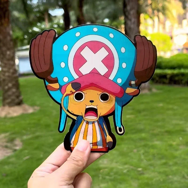 Tony Tony Chopper 3D Anime Motion Stickers ONE PIECE Waterproof Decals for Laptop,Car,Refrigerator,Suitcase Etc. Creative Gifts