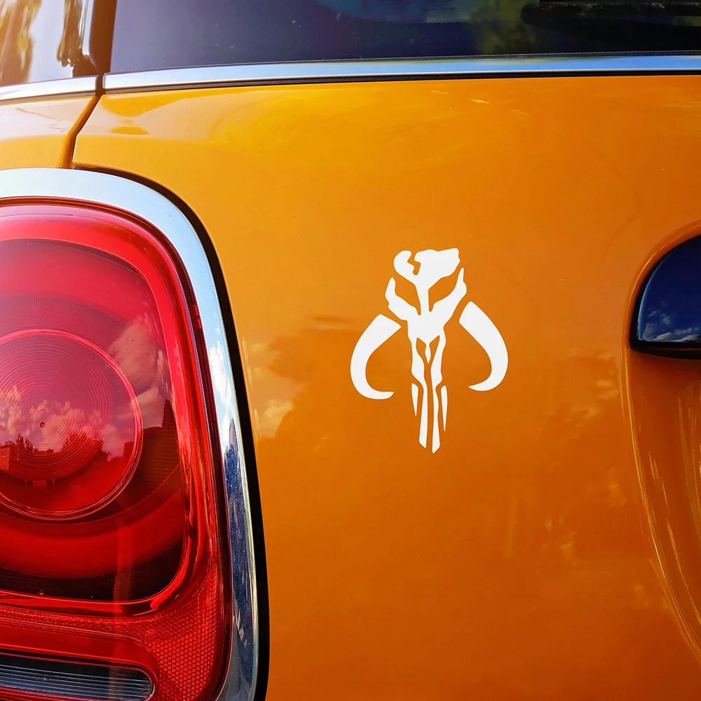 The Mandalorian Car BUmper Stickers Personality Windowshield Auto Decor Vinyl Decals Accessories Waterproof