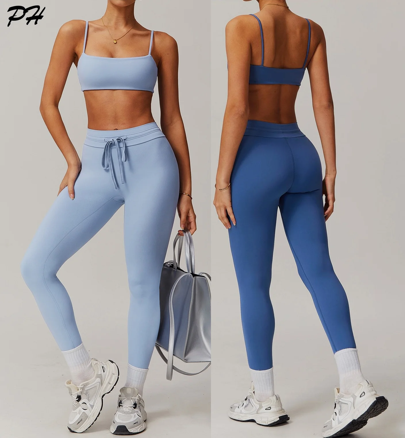 Butt Lifting Sports Set Gym Exercise Tight Leggings Bra Suit Women's Yoga Suit 2Pcs Sexy Fitness Training Workout Tracksuit 2025