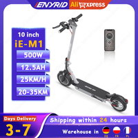 IE-M1 E-Scooter 500W Peak Power 36V12.5Ah Adult Commute Electric Scooter 10-Inch Honeycomb Tires APP Controls Folding E-Scooter
