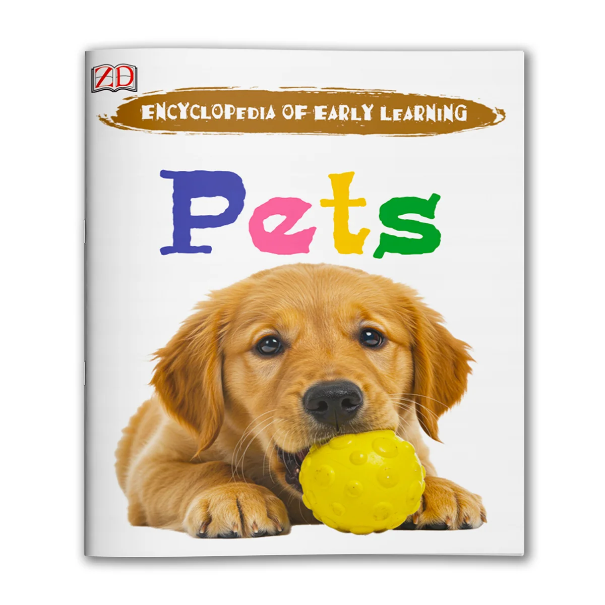Encyclopedia of Early Learning: Pets, Kids Picture Book with Real Animal Photos, Early Learning Book About Dogs, Cats and More