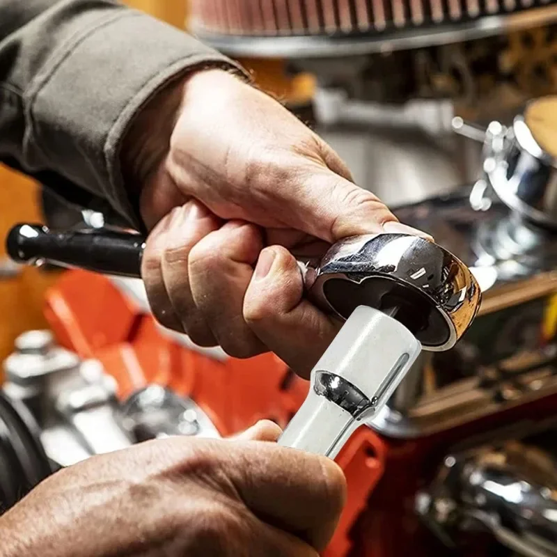 Extensor de catraca de manga estendida, haste longa, fixação de ligação de manga de direção, peças de reparo automotivo, 250mm, ferramentas manuais, 1 peça