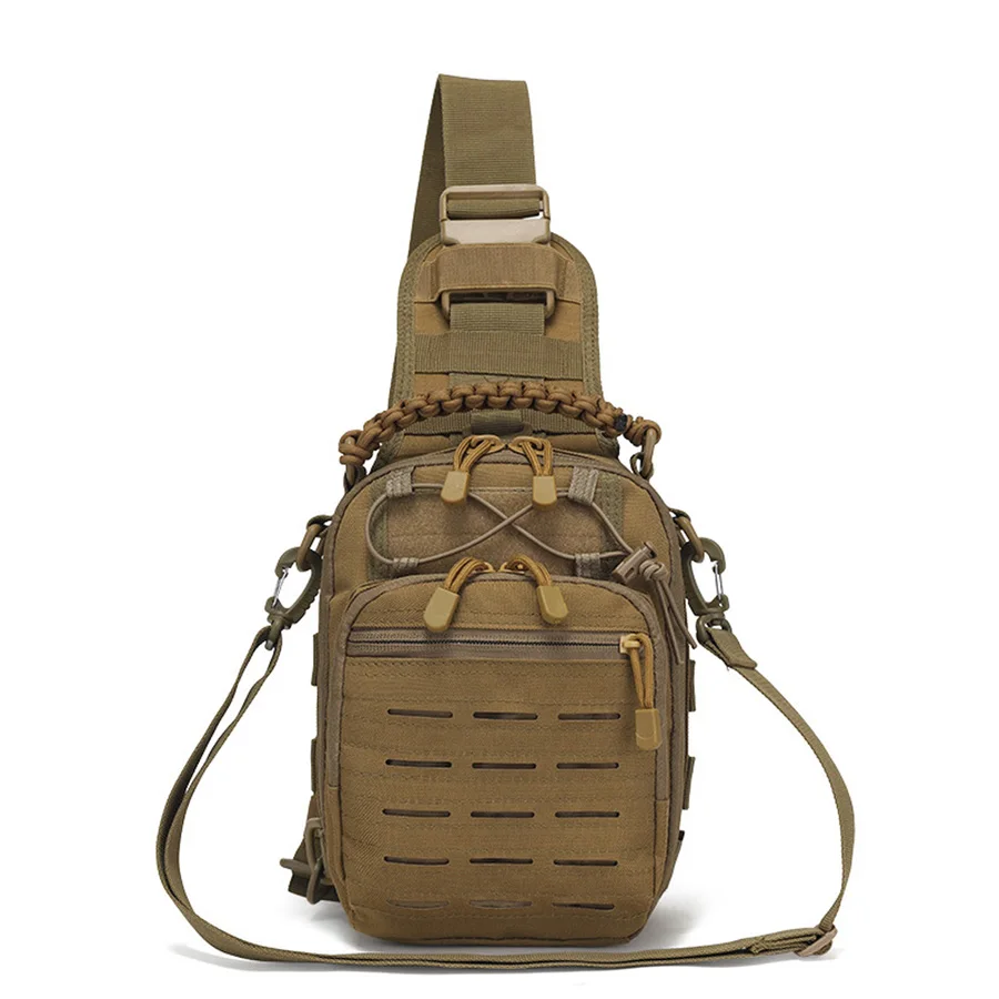 New stock single shoulder diagonal cross outdoor portable cycling bag camouflage outdoor sports small chest hanging bag