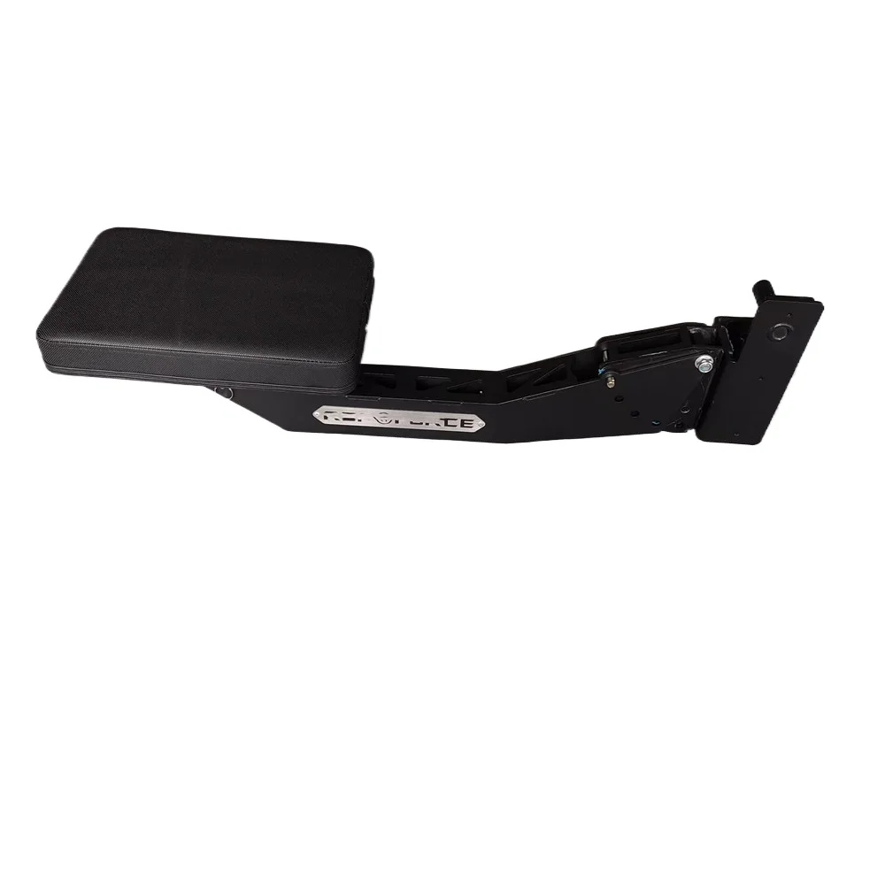 Adjustable fitness rack accessory fly pad for power frame