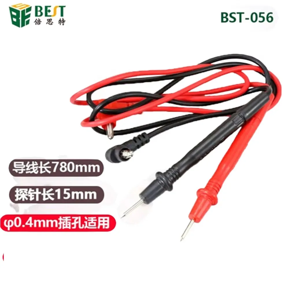 2 Set 1000V 10A Mini Multimeter Probe Test Leads Silicone Cable for Digital Multimeter Universal Test Leads Test Probe Wire Pen