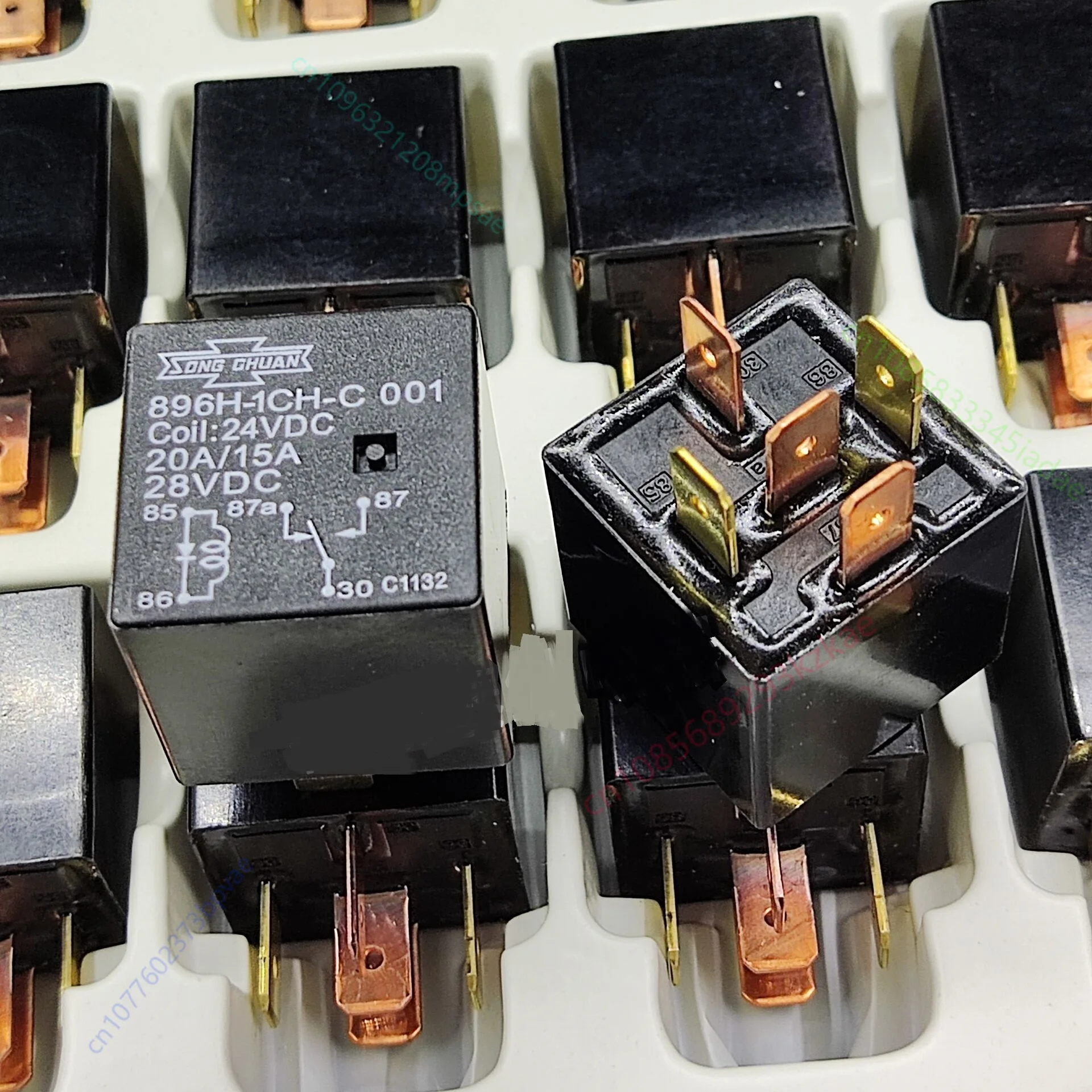 3pcs/lot  New Original 896H-1CH-C 001 24VDC 5-pin 24V with diode automotive relay