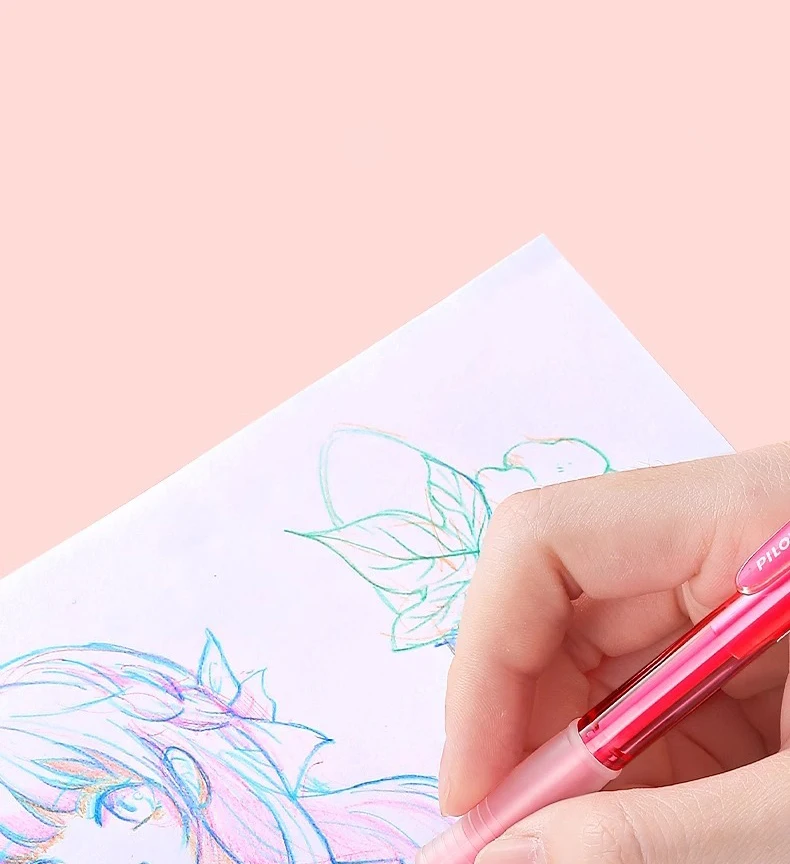 8 stücke PILOT Farbe Druckbleistift Set 0,7mm HCR-197 Löschbaren kinder Zeichnung Farbe Blei Kern PLCR-7 Schule Kunst schreibwaren – Detail 4
