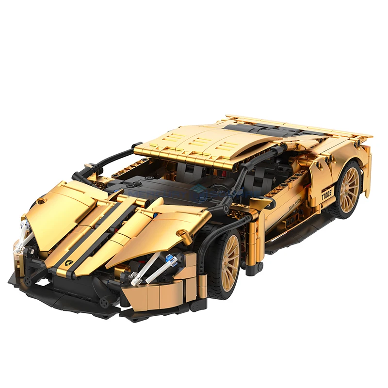 Golden LB834 Supercar MOC T1005 Racing Speed Vehicle Bricks Model Building Blocks High Tech Toy Collection Gift Boys Kids Adults