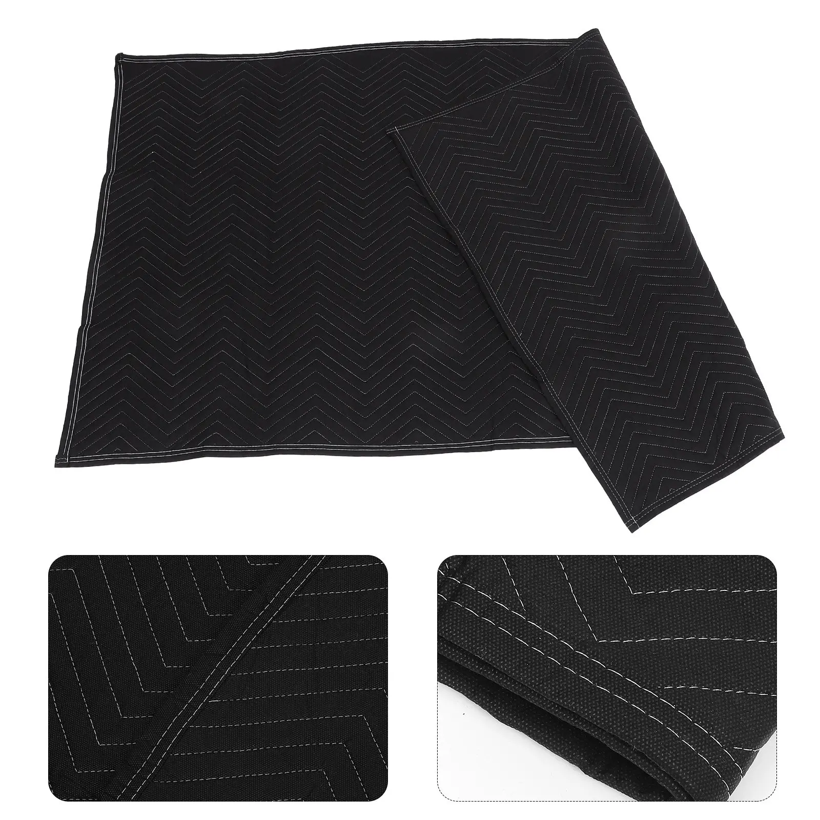 

Heavy Duty Quilt Moving Blankets Large Size Padded Furniture Moving Pads Protective Shipping Cargo Blankets Storage Supplies