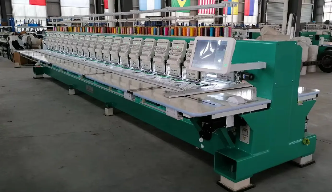 Industrial Embroidery Equipment Single Head Computerized Machine For Garment Towel And Hat Embroidery