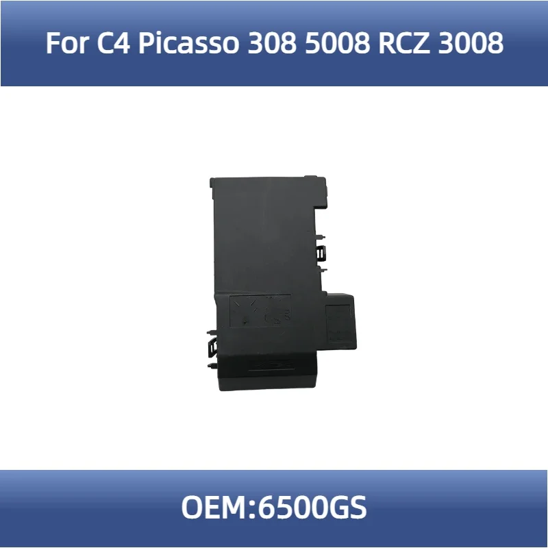 

Крышка блока предохранителей 6500GS, подставка для проверки и блок предохранителей для Peugeot 308 5008 RCZ 3008 Citroen C4 Picasso