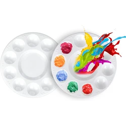 Palette Art Alternatives Paint Plastic Palette Supply White Watercolor Palette Pigment Tray Painting Supplies Easy To Clean Plat