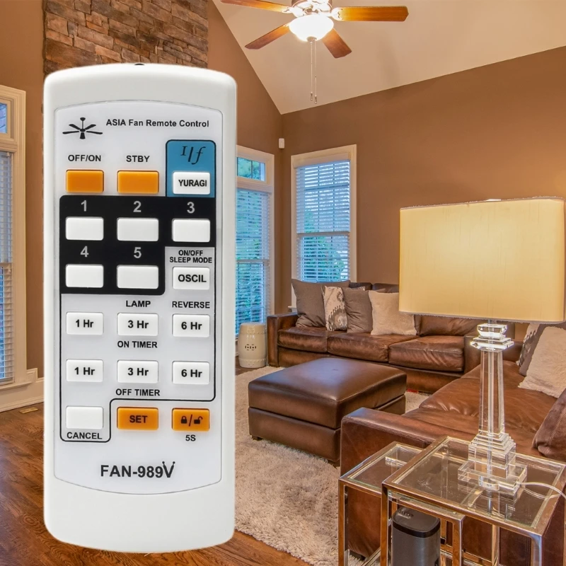 Mando a distancia Universal sin voz, ventilador de repuesto, FAN-989V