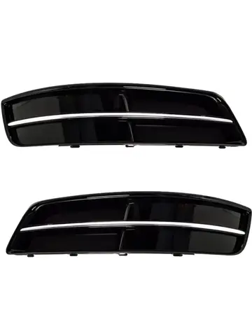 For Audi A3 8P 2009-2012 Front Bumper Fog Light Cover Grille Frame Bezel Chrome Ring Left Right 8P0807681T 8P0807682T