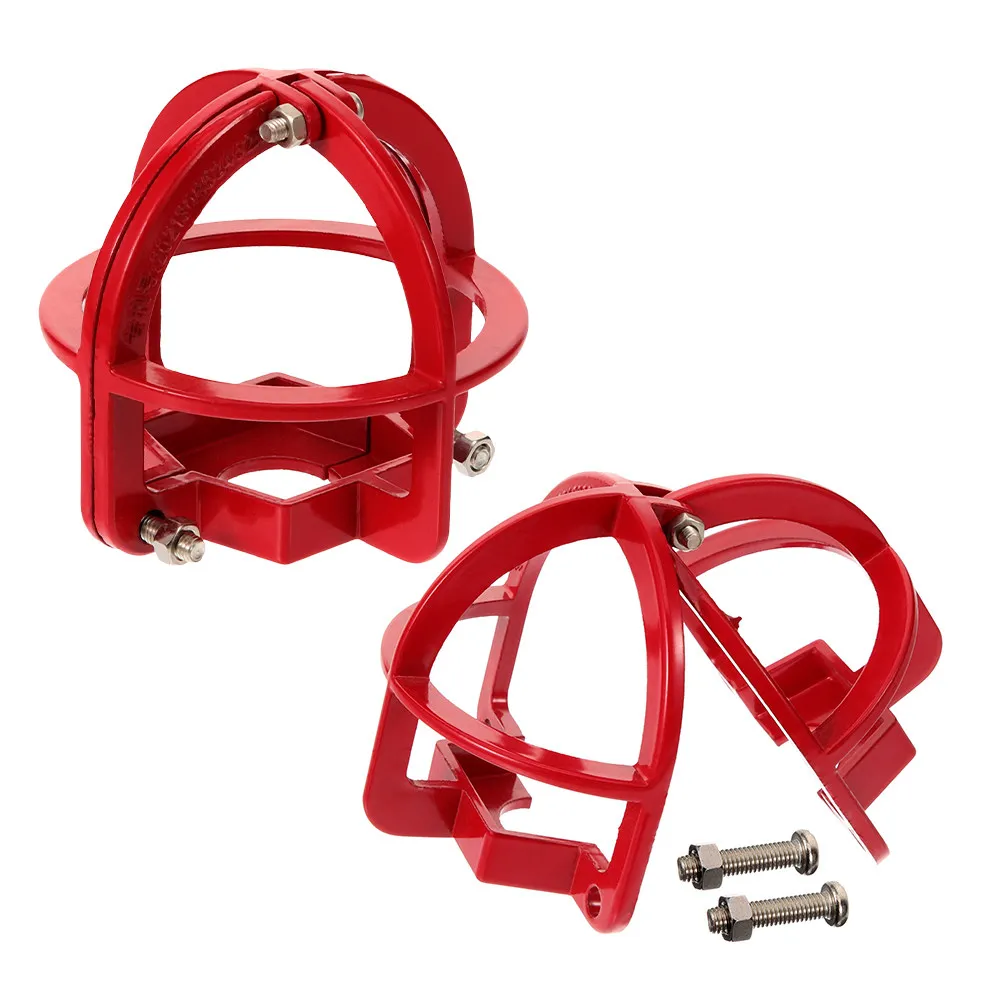 

2 шт. Защитные колпаки для пожарных спринклеров, легко устанавливаемые, прочные защитные кожухи для устройств скрытого монтажа