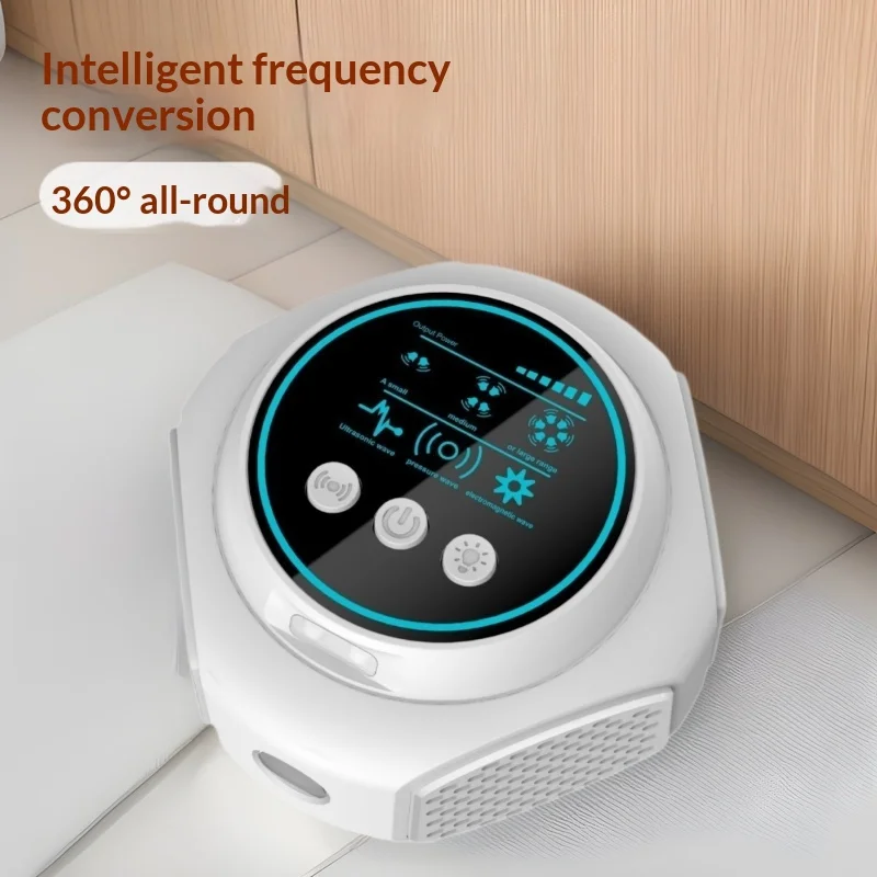 360° Ultrasonic Pest Repellent Device, Smart Electronic Mouse Mosquito Insect Repeller Indoor Home Rodent Control Tool