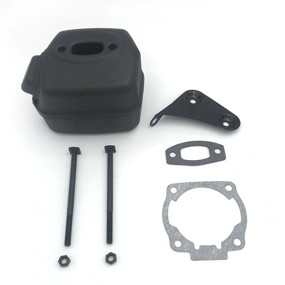 For Cutting Black for chainsaw Muffler Saw for exhaust System Direct Bolt-on Design Optimized for exhaust Flow For HUS50 for