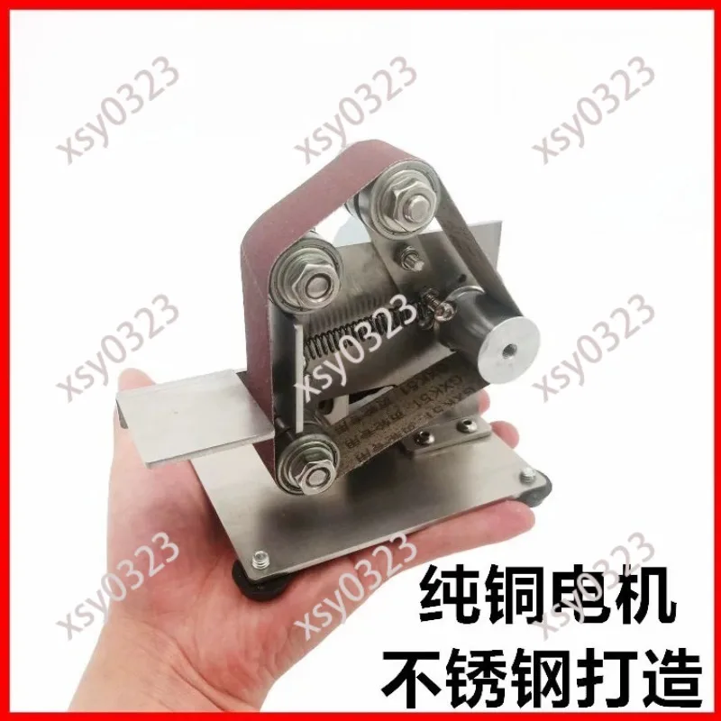 Small Electric Sanding Machine, Portable Desktop Grinder for Edging, Polishing and DIY Craft