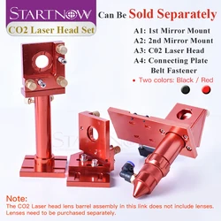 Startnow CO2 lazer kulaklık ayna odak lensi entegre fikstürü montaj tutucu lazer kesme makinesi mekanizmaları cihaz parçaları