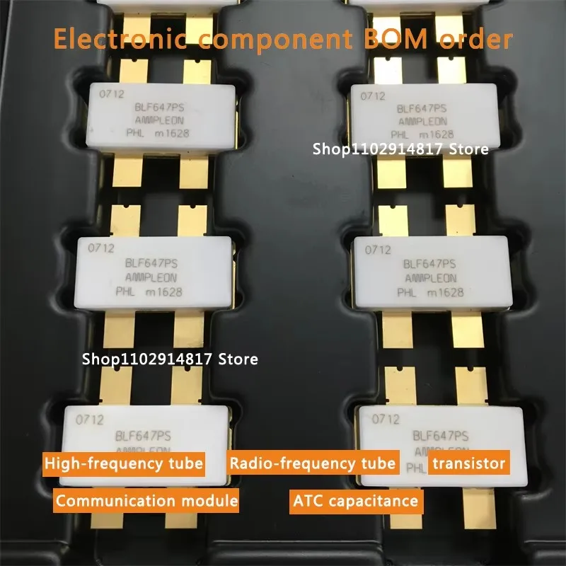 BLF647PS stock a range of power amplifier tubes HF tube RF transistor capacitors available for consultation